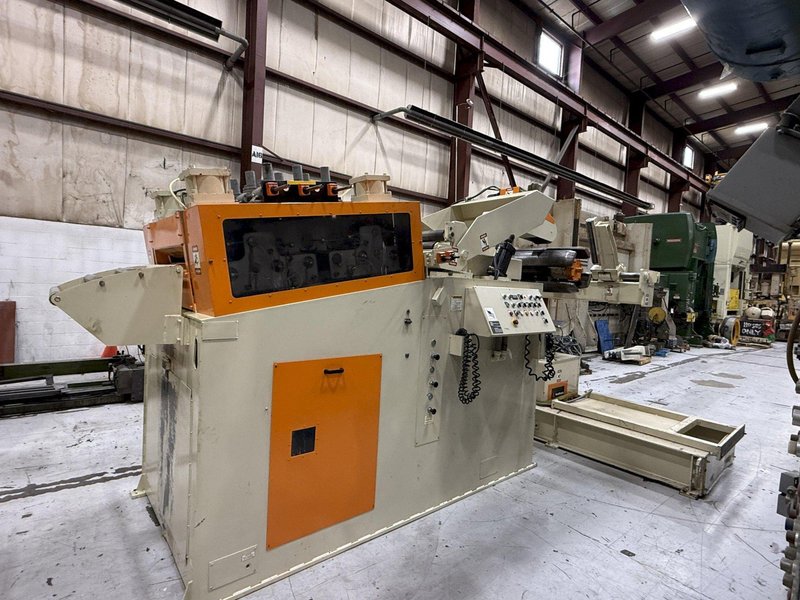 25,000 lbs. x 30&quot; wide Feed Lease High Strength Steel Coil Feed Line For Sale, Year 2013