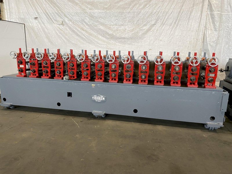22/24 STAND X 3.5&quot; X 21&quot; TISHKEN MODEL #24HW-S-3-1/2 ROLLFORMER, NEW 1999. STOCK #0950821