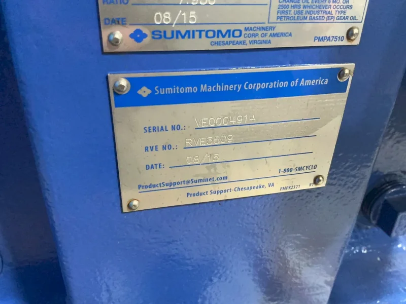 SUMITOMO 150 HP GEAR REDUCER  -  PHA9050P2Y-BLF-8