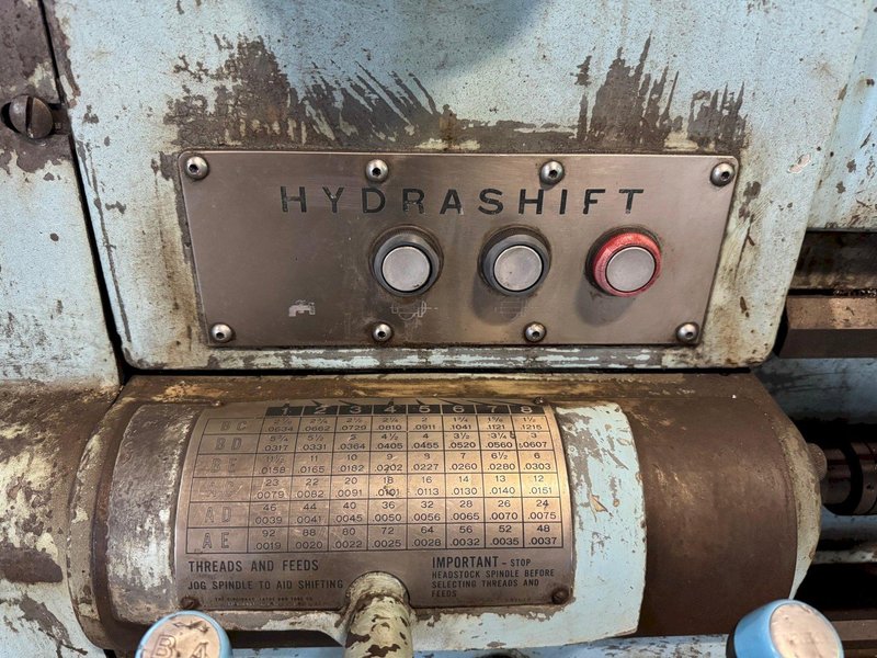 15" x 48" Cincinnati Hydrashift Lathe, 37-1470 RPM, Taper, 5 HP, Low Price