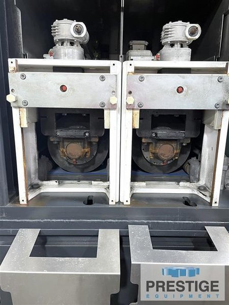 Lissmac Steelmaster SMW 533 RBB 37&quot; Wet Type (3) Head Deburring &amp; Finishing Machine