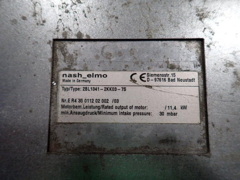 11.4 KW VACUUM PUMP  -  2BL1341-2KK03-7S