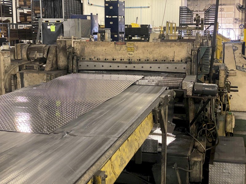 72&quot; X 12 GAUGE X 30,000 LBS GARY &quot;SLEAR&quot; SLITTING &amp; CUT TO LENGTH LINE: STOCK 15091