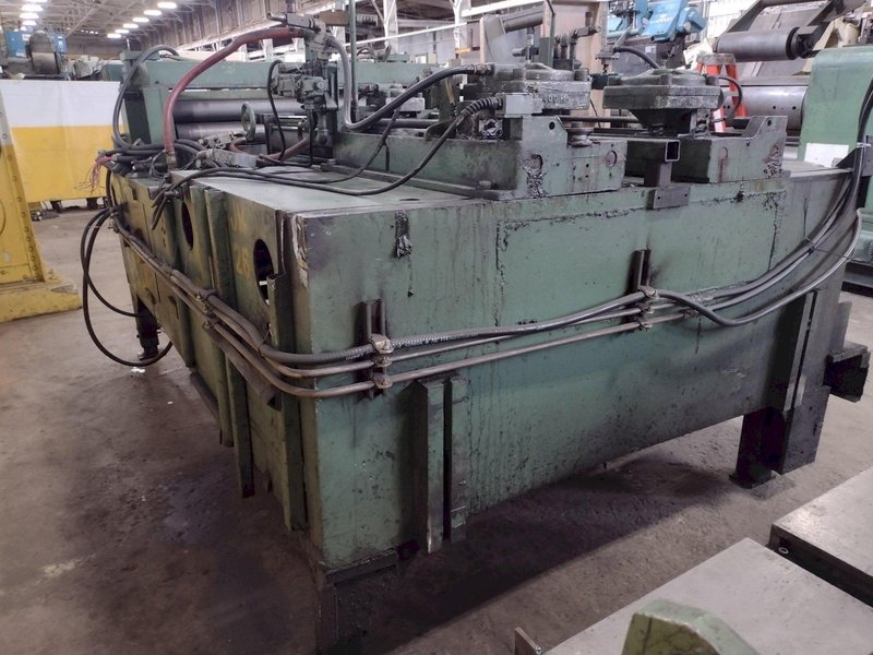 54" X 10 GAUGE DALLAS AIR FEED WITH EDWARDS SHEAR CUT TO LENGTH LINE: STOCK 15968