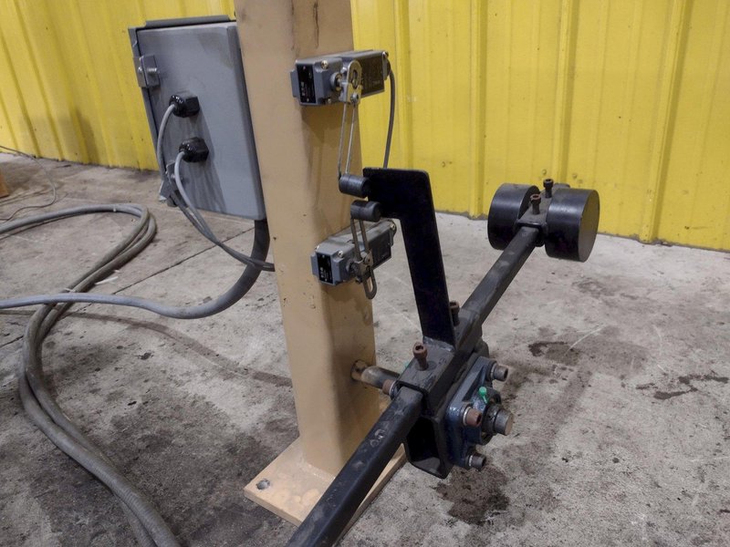 4,000 LBS X 18&quot; CWP MODEL #3RDM-18 DOUBLE END MOTORIZED COIL REEL UNCOILER: YOBRO #23973