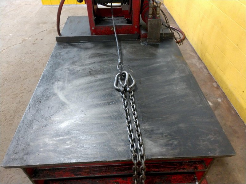 9,000 LBS THERN PORTABLE PNEUMATIC DIE REMOVAL WINCH: STOCK #13458