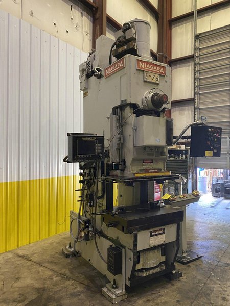 75 TON NIAGARA MODEL #E-75 GAP FRAME PRESS 6" STROKE: STOCK #15063