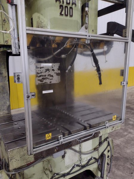 220 TON AIDA MODEL #NCI-200(2) GAP FRAME PRESS, 12.59&quot; STROKE: STOCK #22210