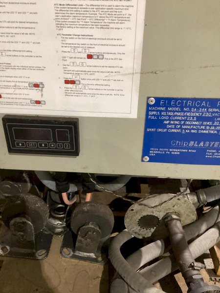 CHIPBLASTER SA-34K Chiller System USED