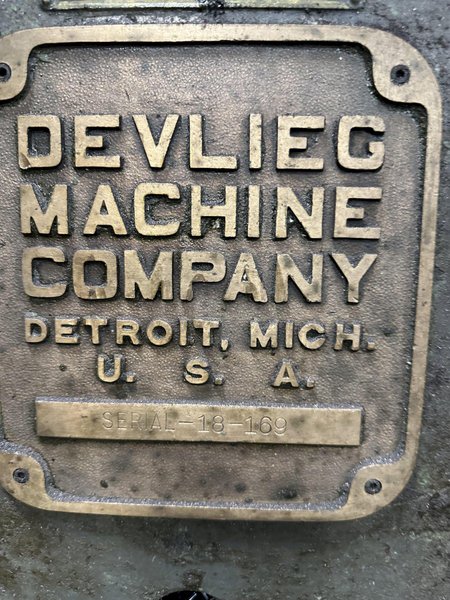 3&quot; DEVLIEG 3B-48 HORIZONTAL BORING MILL. STOCK # 0255124