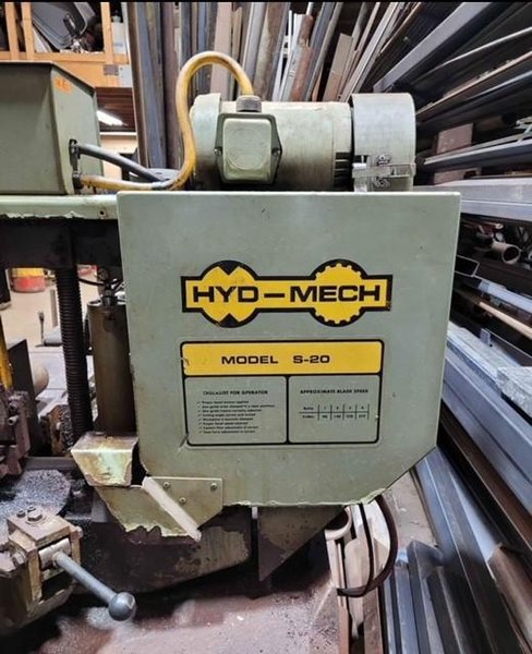 13" x 18" HYD-MECH MODEL #S20A SWIVEL AUTOMATIC HORIZONTAL BANDSAW STOCK #3691