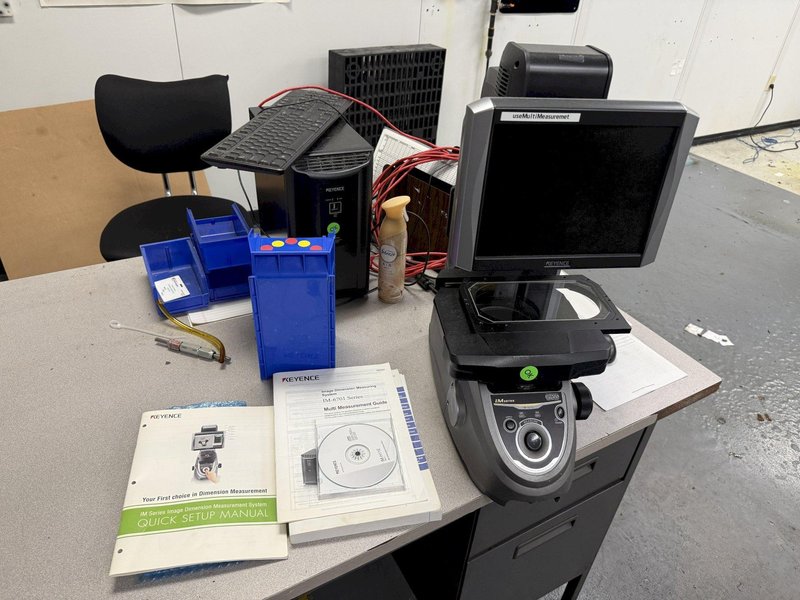 KEYENCE IM-6701 IMAGE DIMENSION MEASURING SYSTEM: YOBRO #25887