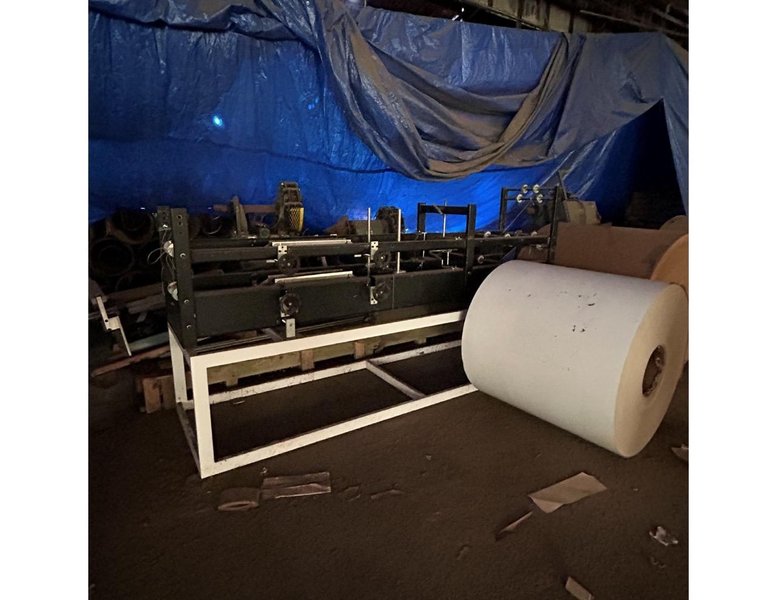 D’Andrea Double Paper Line Edgeboard Machine, 2024 – Reel Stand, Packaging Table