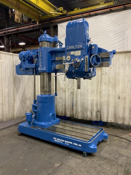 4' X 13 CARLTON RADIAL ARM DRILL: STOCK #81445