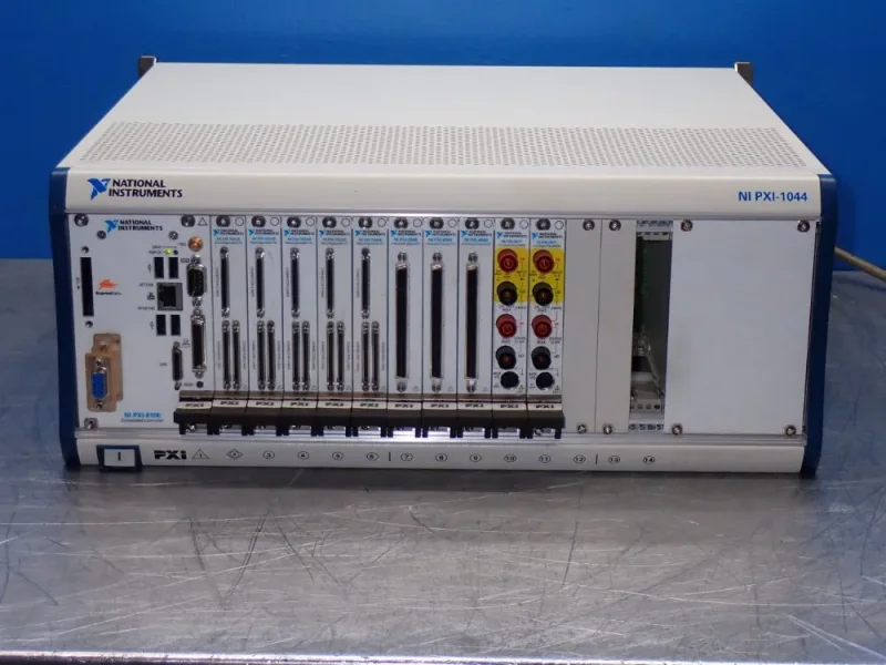 NATIONAL INSTRUMENTS 14-SLOT CHASSIS W/NI PXI-8106 CONTROLLER &amp; I/O MODULES  -  NI PXI-1044