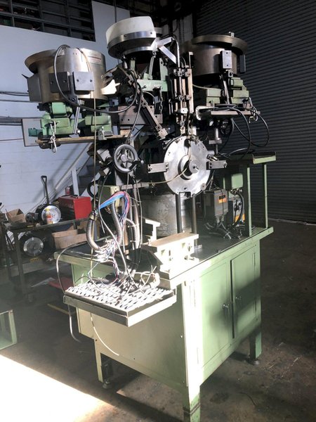 #1015 Kyoei Model SR-15 Micro - Form and Thread Rolling Machine w Sanmei TH1-AV Sems Unit