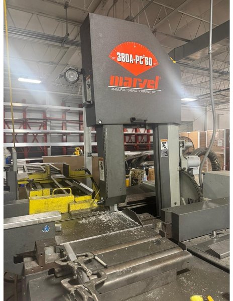 15” x 20” Marvel E380PC3 Fully Automatic Vertical Tilt-frame Automatic Band Saw, 2017