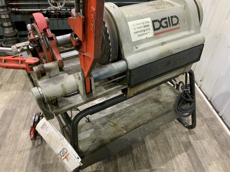 4" RIGID MODEL # 1224 BOLT &amp; PIPE THREADER: STOCK #81398