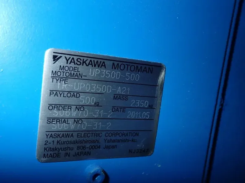 Yaskawa Motoman Robot - Up350d-500