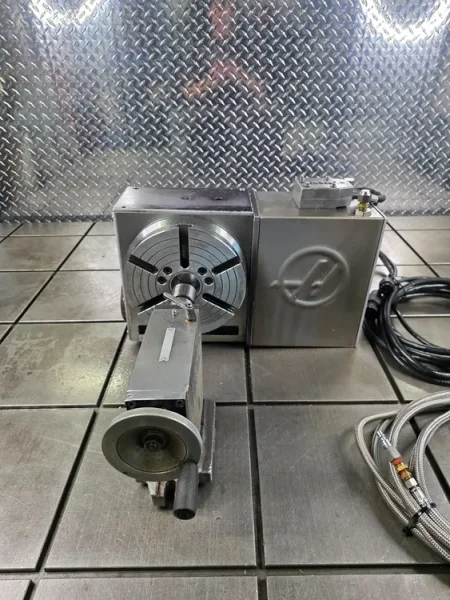 HAAS HRT-210 8.3” CNC Rotary Table 4th Axis Type &amp; 6" Tailstock USA #8129