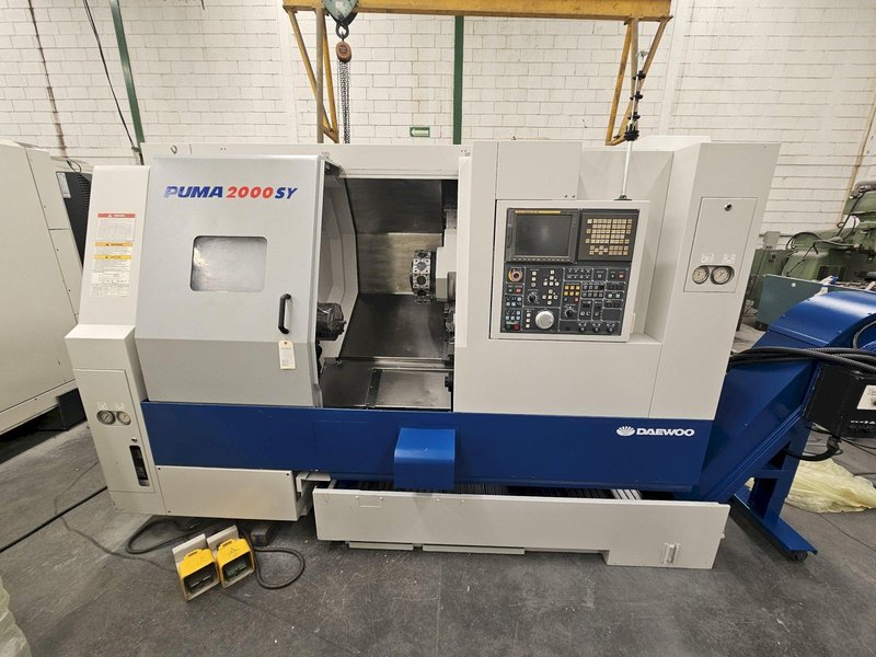 2005 Doosan Puma 2000SY Used CNC Lathe For Sale