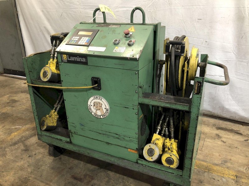 80,000 LBS LAMINA 4-CYLINDER PORTABLE HYDRAULIC DIE SETTING &amp; SEPARATING SYSTEM: STOCK #14197