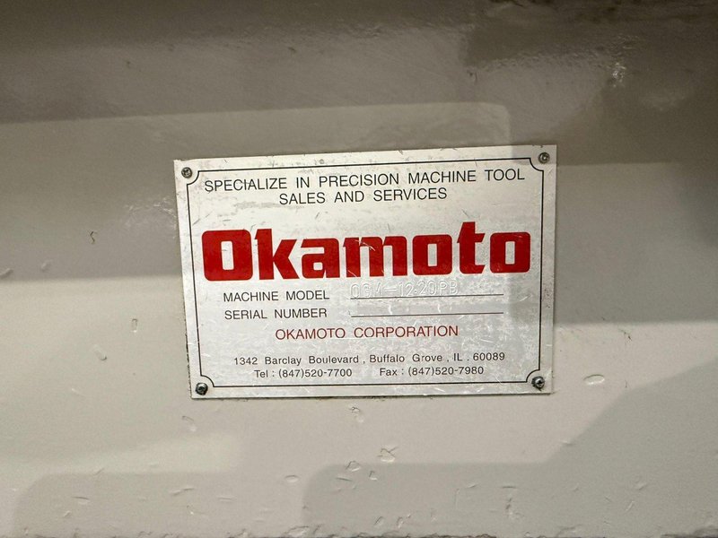 Okamoto OGM 12-20PB CNC Cylindrical Grinder