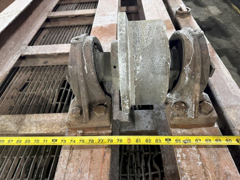 10' X 20' HEAVY DUTY STEEL TRANSFER PULL CART / RAIL CAR: YOBRO #24623