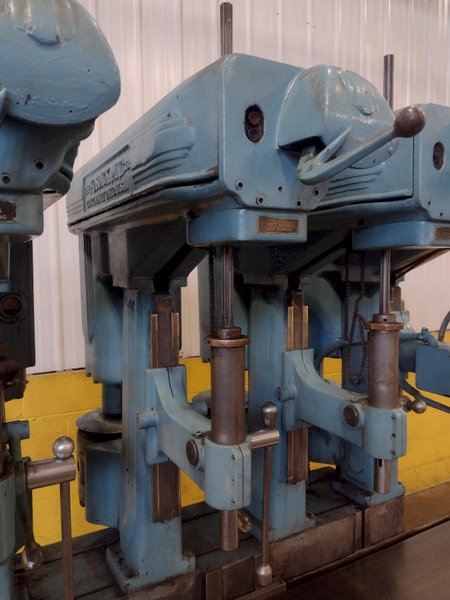 4 HEAD FOSDICK HEAVY DUTY GANG DRILL: STOCK #18005