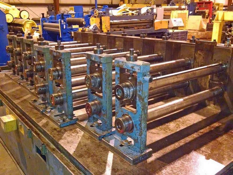8 Stand 40.00&quot; x 3.25&quot; Michigan Roll Form Rollformer