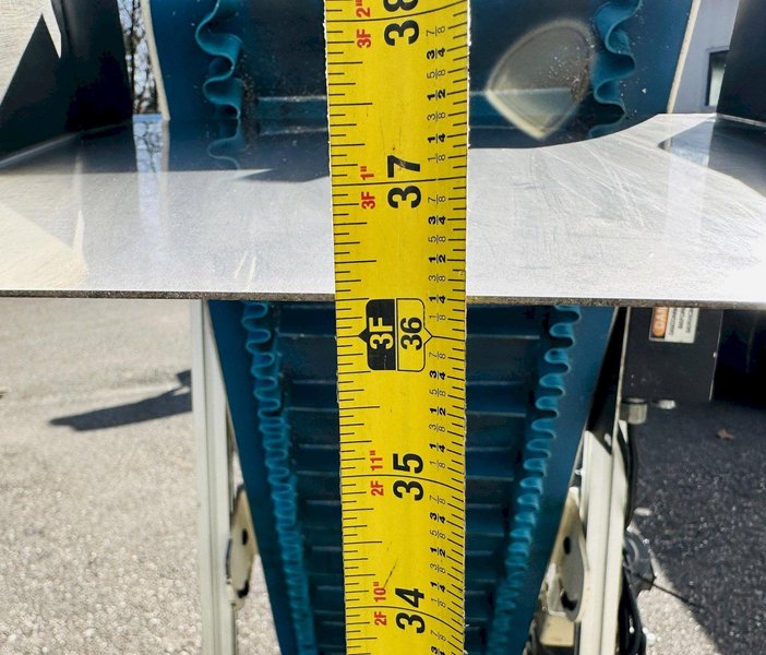 EMI Plastics Equipment  |  EAC12 - 48 - 40  |  12” x 48" Incline Belt Conveyor