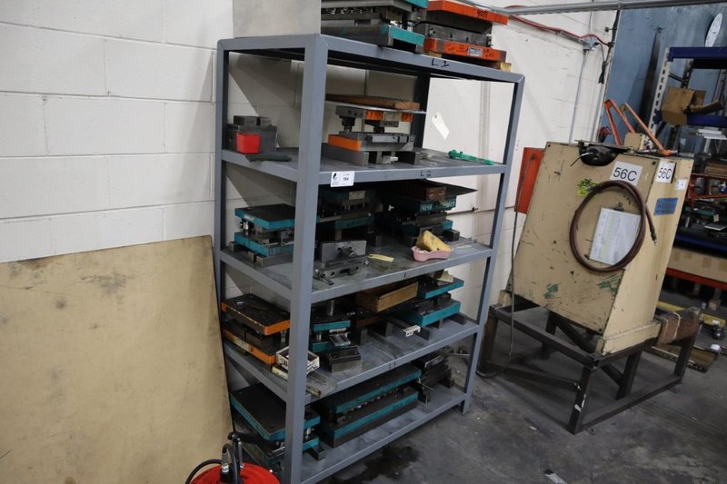 Die Sets for Punch Presses and Steel Shelving- Auction Item