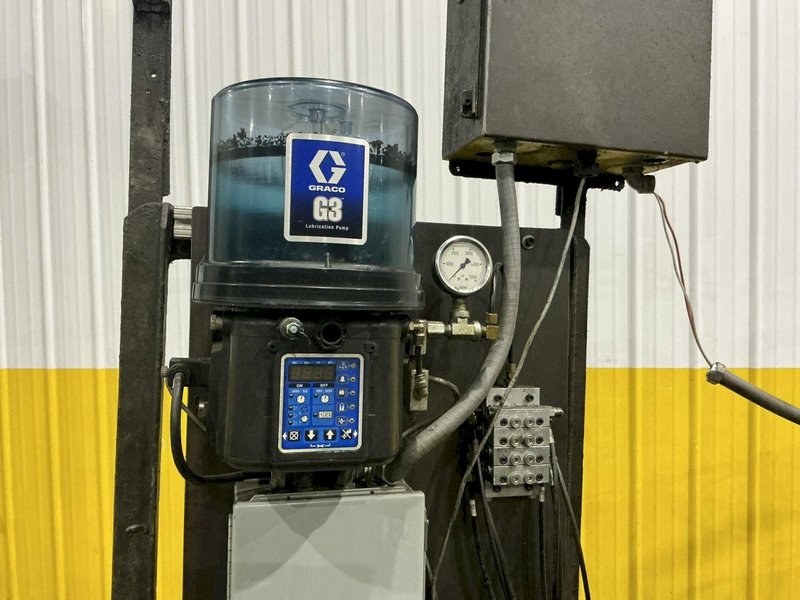 55 TON YODER MODEL #P55 CUT-OFF PRESS, W/ 5" STROKE, AIR CLUTCH &amp; BRAKE: YOBRO #24312