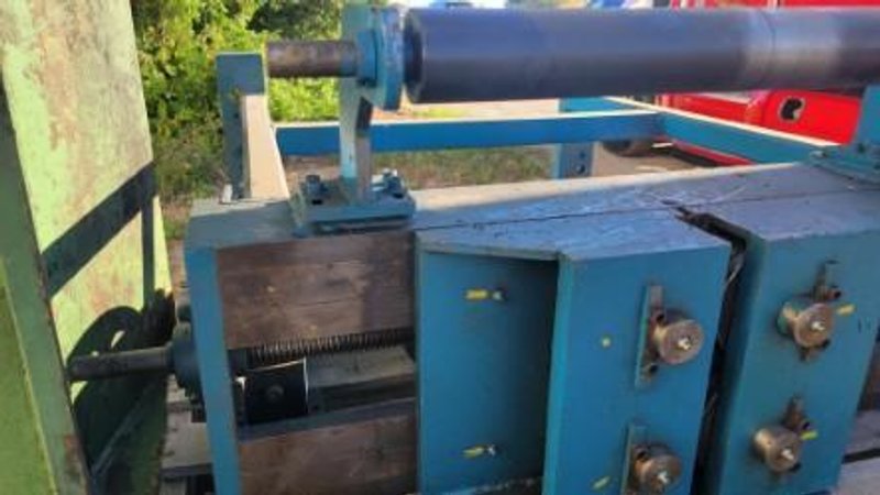 20"wide (4) Roll width adjustable Strip Edging Roll Stand