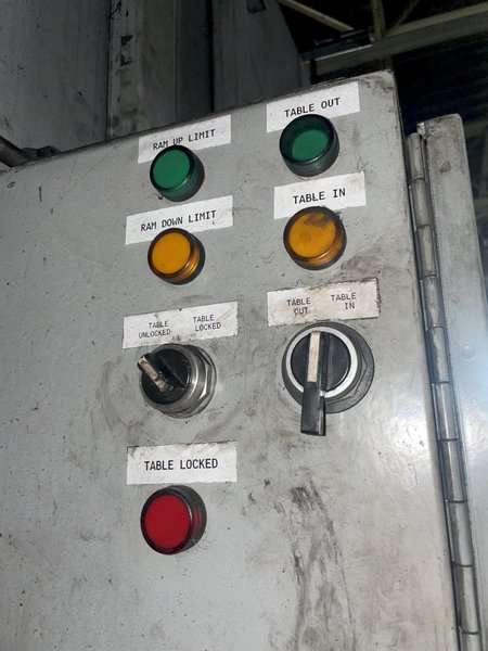 375 TON PACIFIC MODEL #375PF-II PRESSFORMER HYDRAULIC C-FRAME PRESS : STOCK #16259