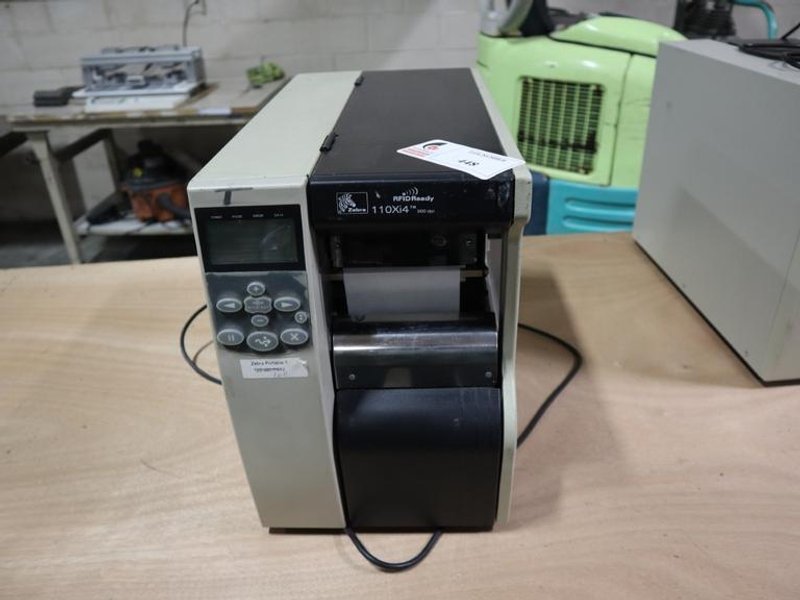 Zebra 110Xi4 Label Printer, 203 dpi, 4" Wide Label Cap- Auction Item