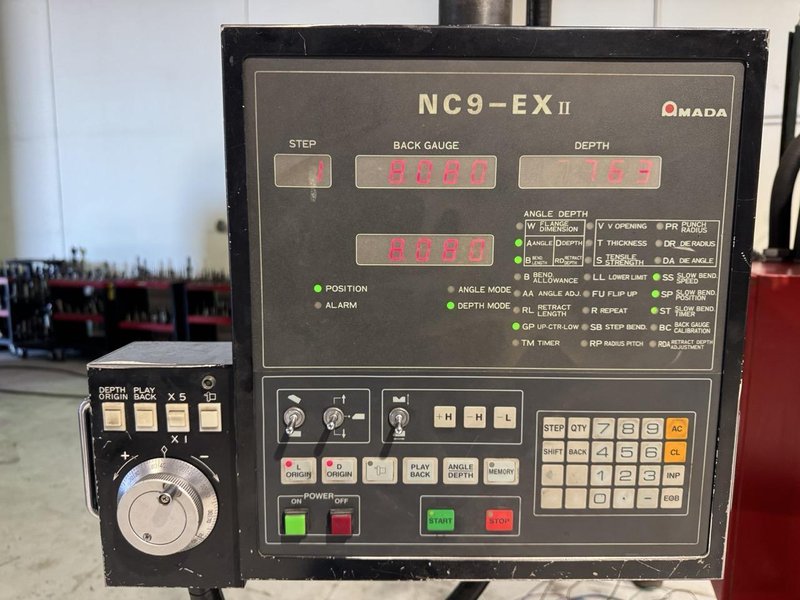50 Ton x 6.5′ Amada RG-50 D-9E Hydraulic CNC Press Brake, 2001