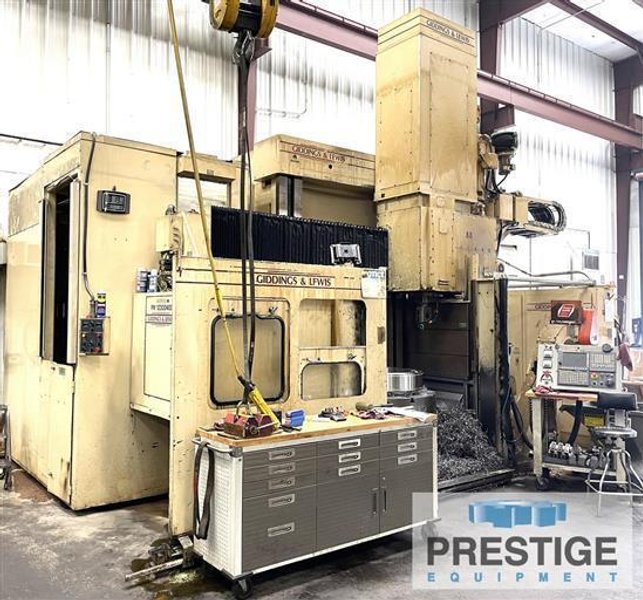 48&quot; Giddings &amp; Lewis CNC Vertical Turning Center w/Milling