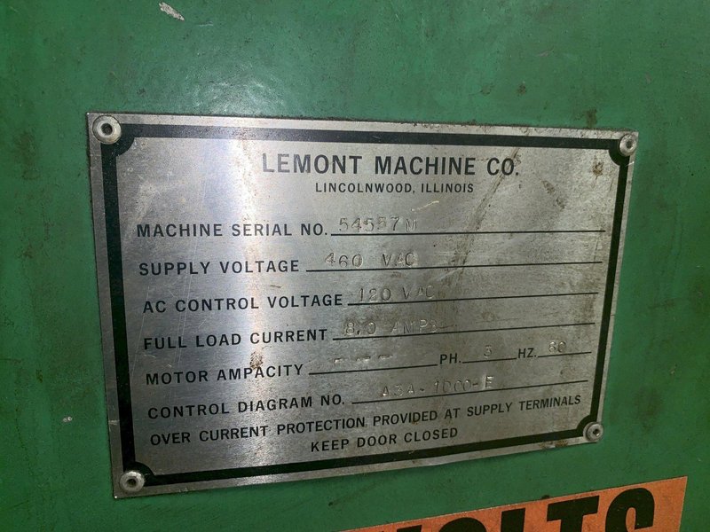 2&quot; X 10&#039; LEMONT MODEL 54557M DOUBLE END TUBE DE-DIMPLER: STOCK #11894