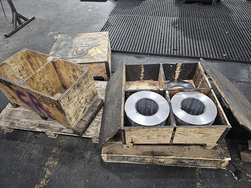 60” x .135” x 50,000 Lbs. Cincinnati/Herr-Voss Slitting Line. STOCK #0999625