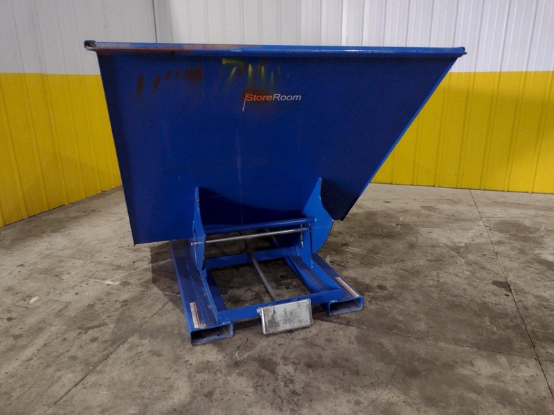 1 YARD X 6,000 LBS VESTIL MODEL #D-HOP-100-HD SELF DUMPING HOPPER: STOCK #22490