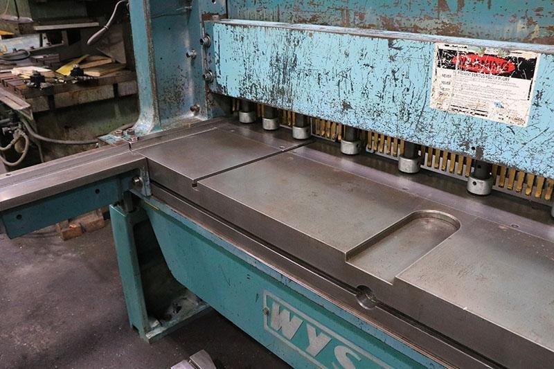 3/16&quot; x 6&#039; WYSONG MECHANICAL SHEAR MODEL 772