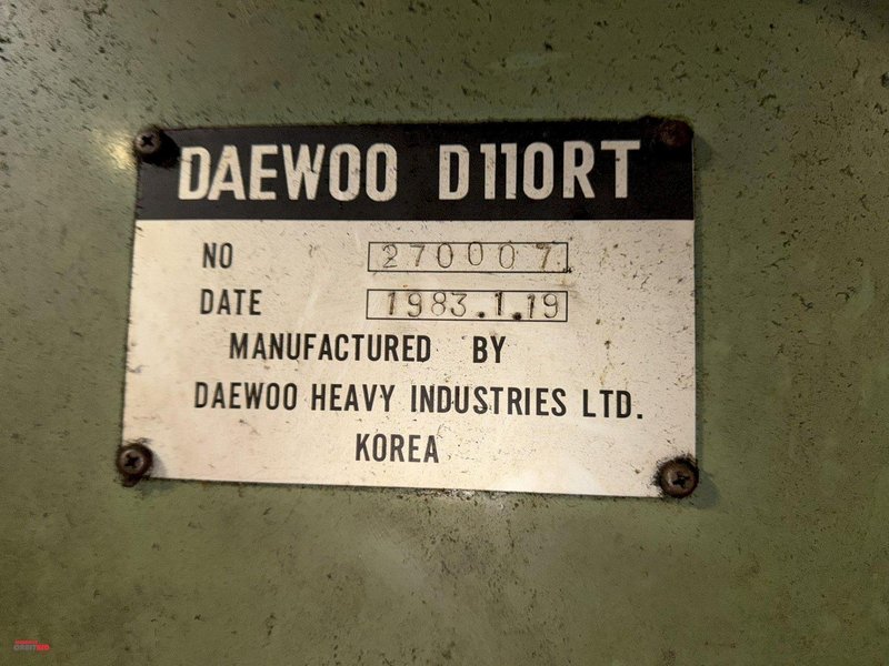 DAEWOO MODEL #D11ORT HORIZONTAL BORING MILL: YOBRO #25782