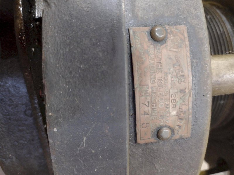 TOLEDO MODEL #2BR THREADING HEAD FOR PIPE THREADER: STOCK 20803