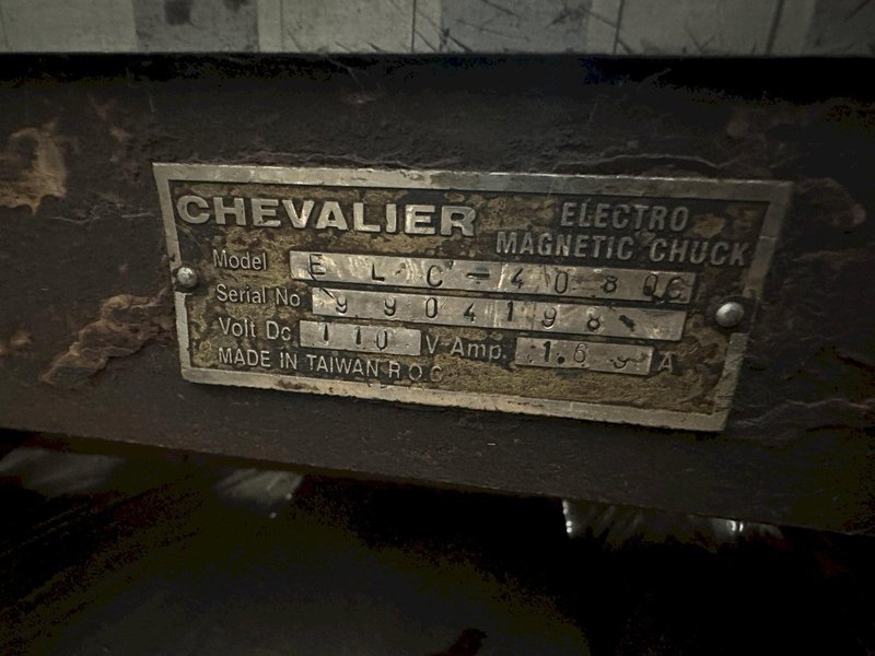 16&quot; X 32&quot; CHEVALIER MODEL ELC-40800 MAGNETIC CHUCK FOR SURFACE GRINDER: STOCK #22302