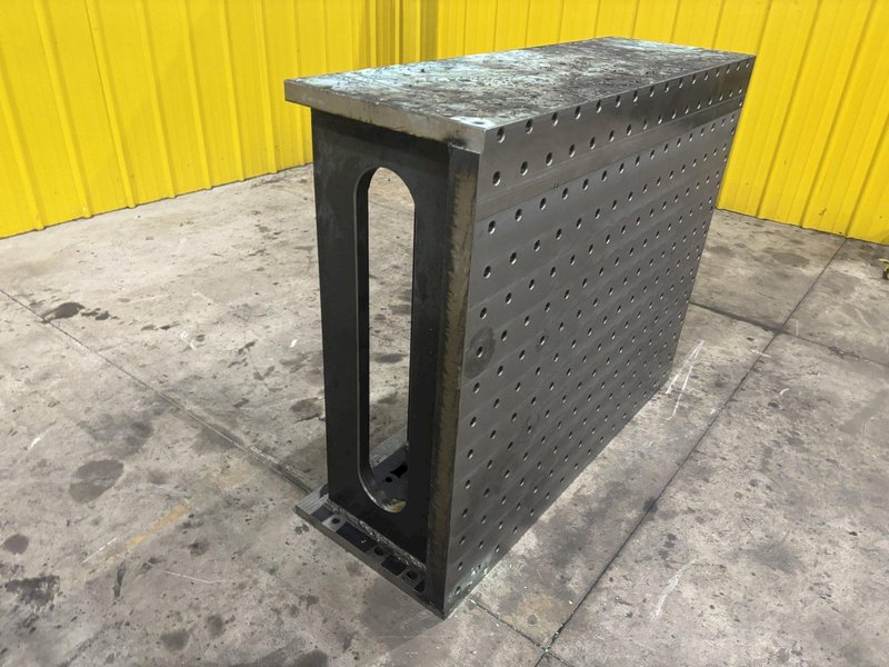 49.5" X 41.25" X 19" DRILLED AND TAPPED ANGLE PLATE EXTENSION: STOCK #22134