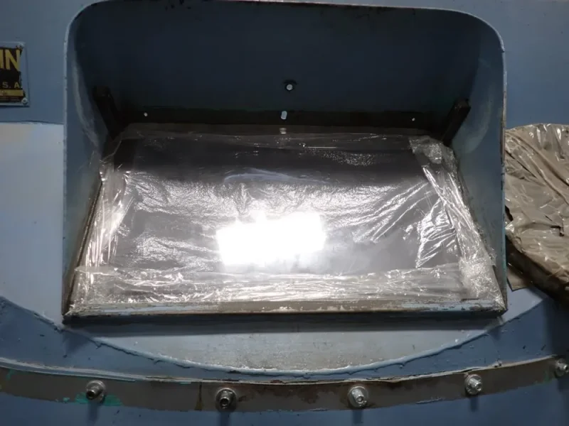 RUEMELIN MFG CO 60" X 60" X 35" BLAST CABINET  -  HOOD