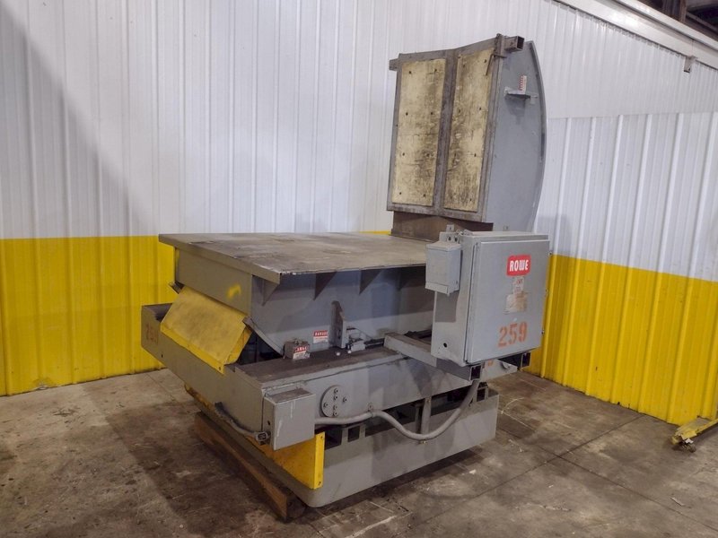 16,000 LBS X 48" ROWE MODEL #UB-16 COIL CAR / UPENDER BUGGY : YOBRO #24892