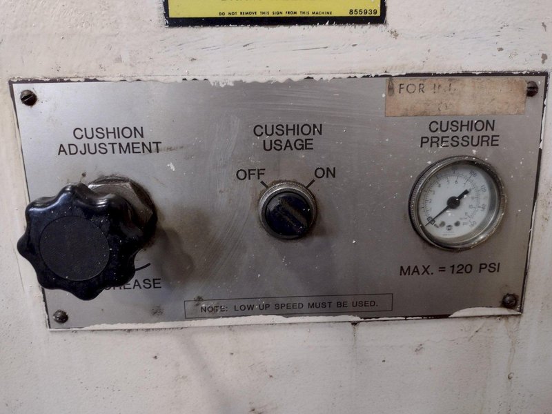 110 TON CINCINNATI MODEL #110 OBS HYDRAULIC C-FRAME PRESS, 10&quot; STROKE: STOCK 15962