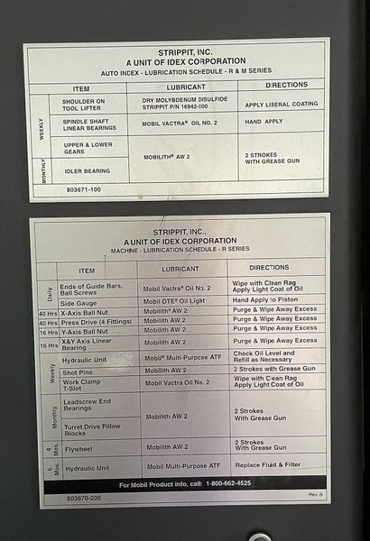 STRIPPIT U-1000-XP-OIPB TURRET PUNCH WITH TOOLING. STOCK # 0432426